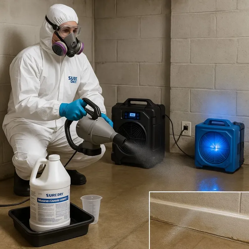 Sanitization and Odor Removal process in Corning, CA